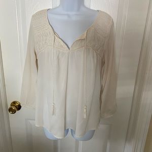 Cream blouse